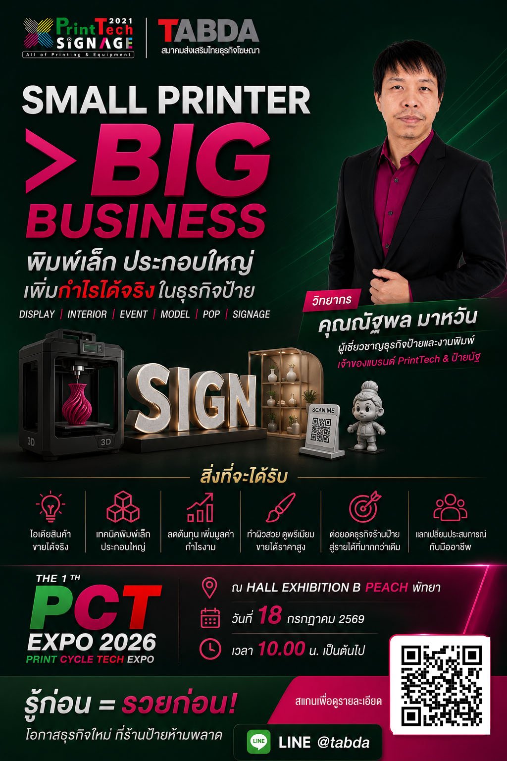 โปสเตอร์ Small Printer Big Business