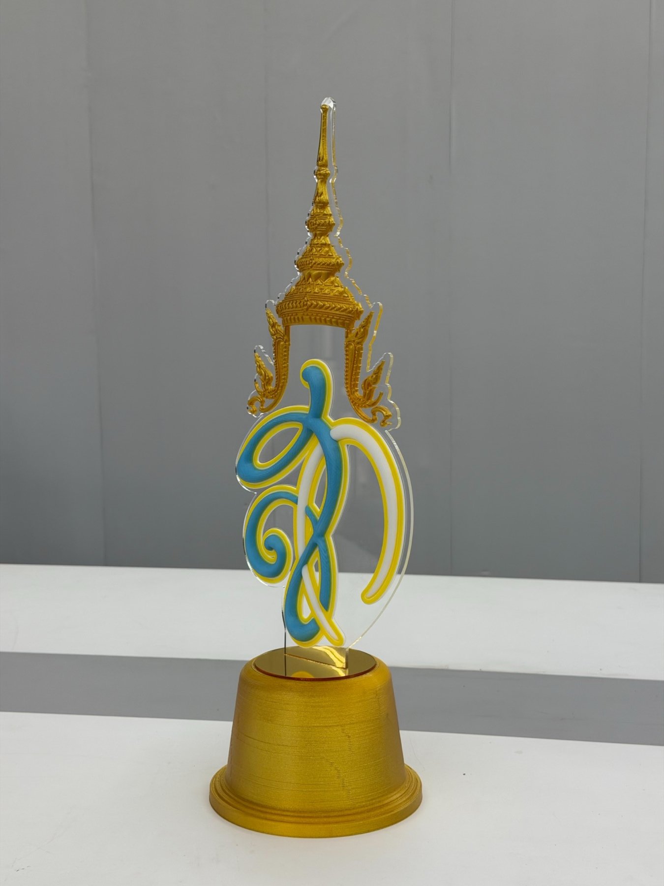 ตัวอย่างของตกแต่งร้านสไตล์ 3D Print